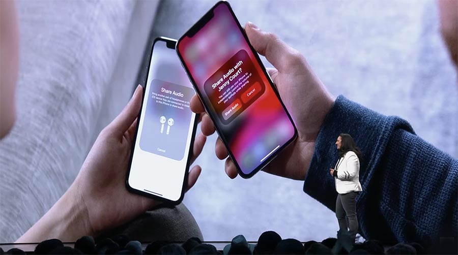 Chia sẻ âm thanh ioS 13