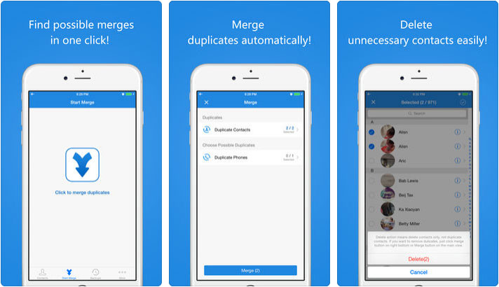 Contact Cleaner & Merge