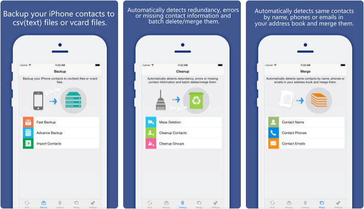 Contacts Sync, Backup & Clean