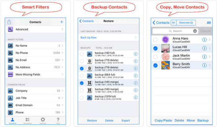 Delete Contacts+