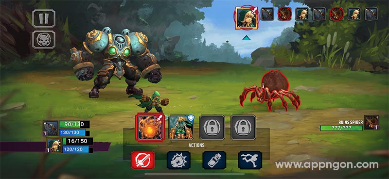 Battle Chasers: Nightwar cho iOS