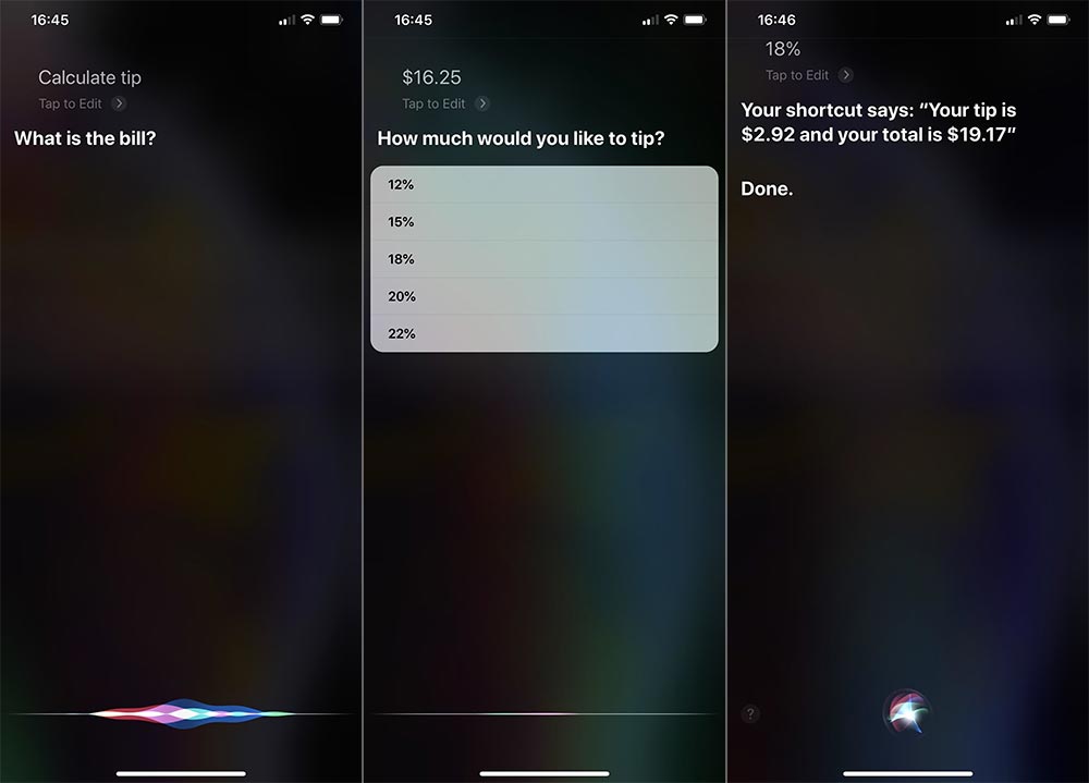 Siri không mở ứng dụng Phím tắt cho Phím tắt đàm thoại