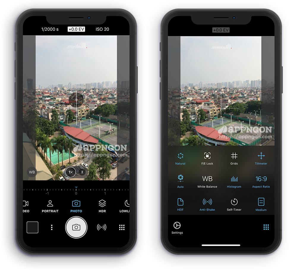 Ứng dụng ProCamera cho iOS
