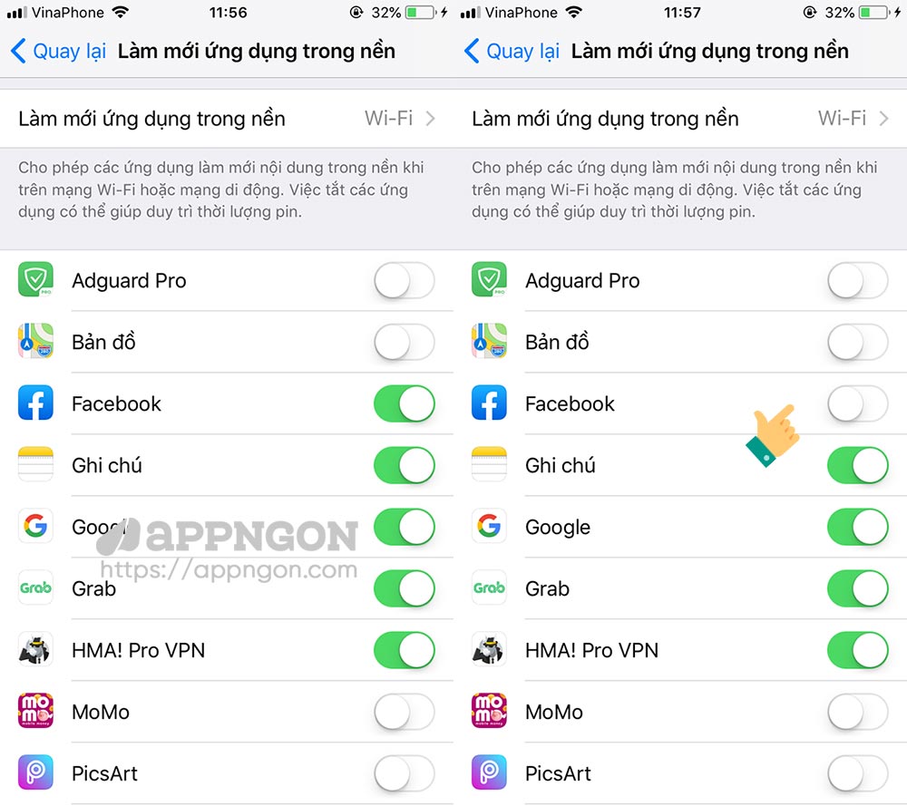 Tiết kiệm pin bằng cách tắt các dịch vụ Facebook