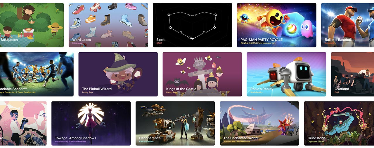 Apple Arcade bao gồm những trò chơi nào?