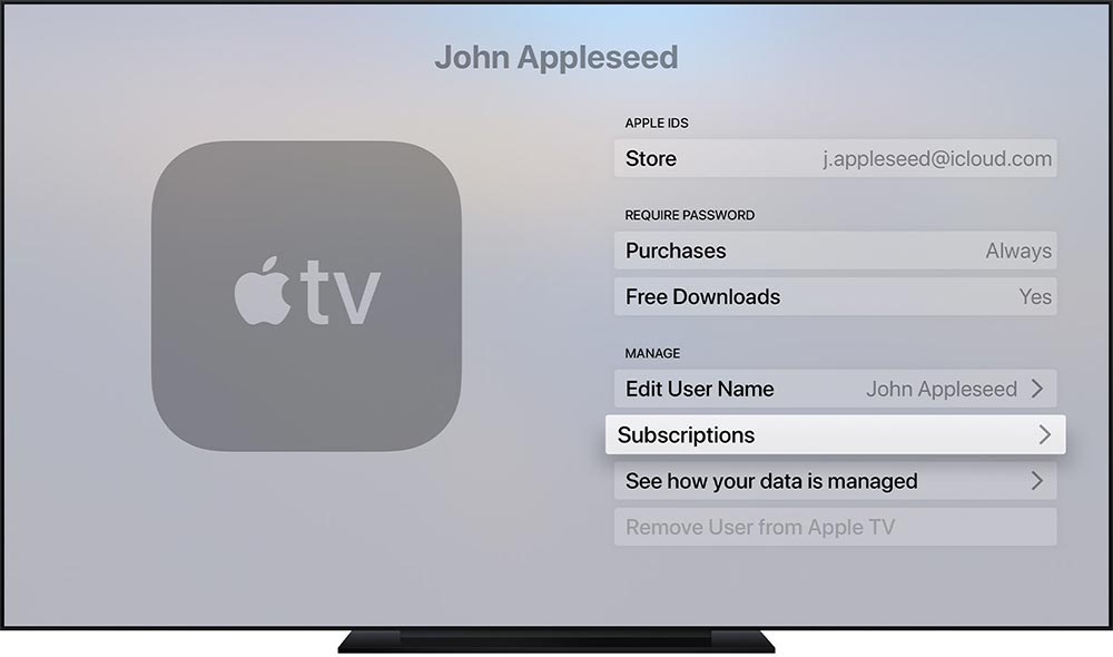 Cách hủy Apple Arcade trên Apple TV