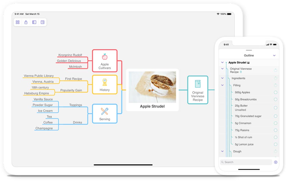 MindNode bản đầy đủ cho iOS