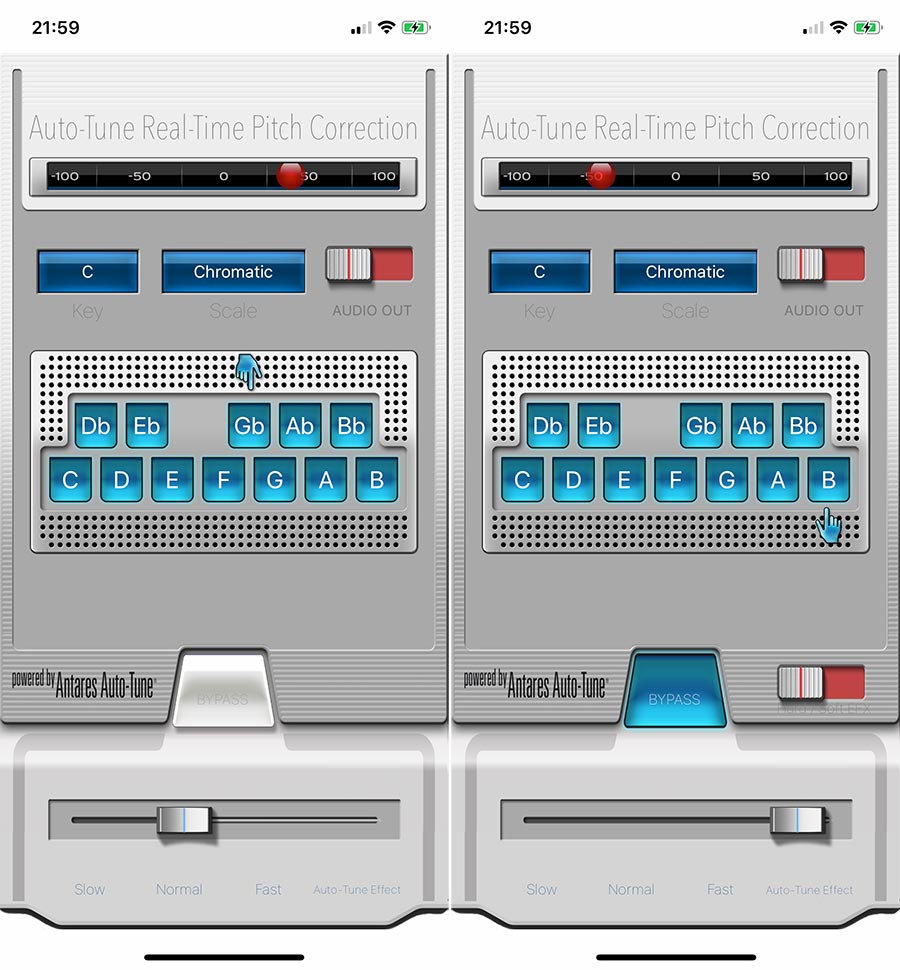 Auto-Tune Mobile cho iOS