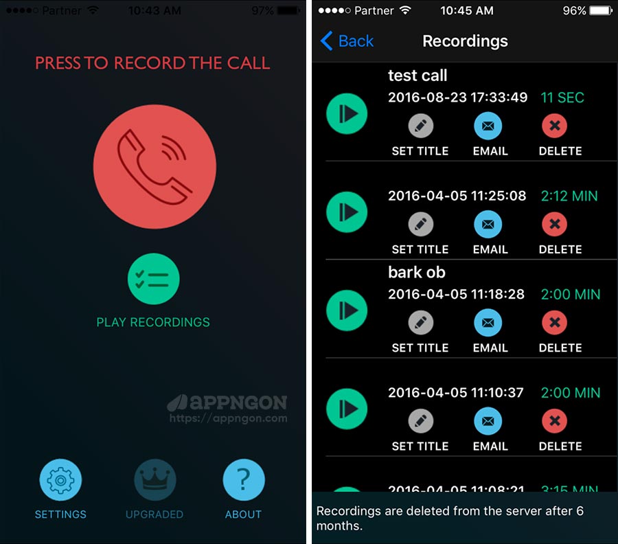 CallRec Lite - IntCall