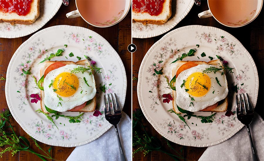 50 Preset Lightroom Mobile cho ảnh chụp thực phẩm