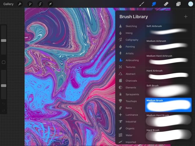 Procreate cho iPad sử dụng tốt cùng Apple Pencil