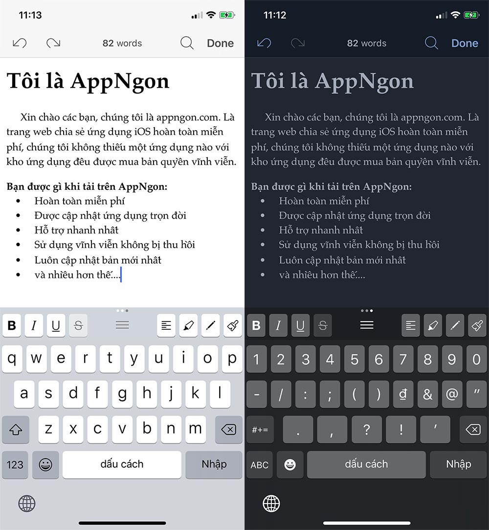 Scrivener cho iOS