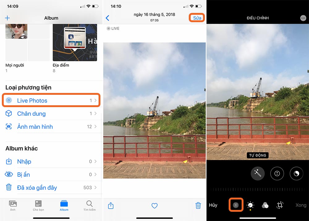 Cách tắt Live Photos trên iPhone, iPad