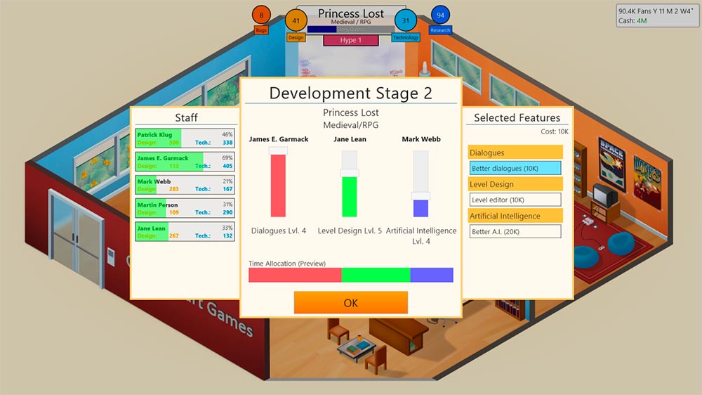 Game Dev Tycoon - Game mô phỏng kinh doanh