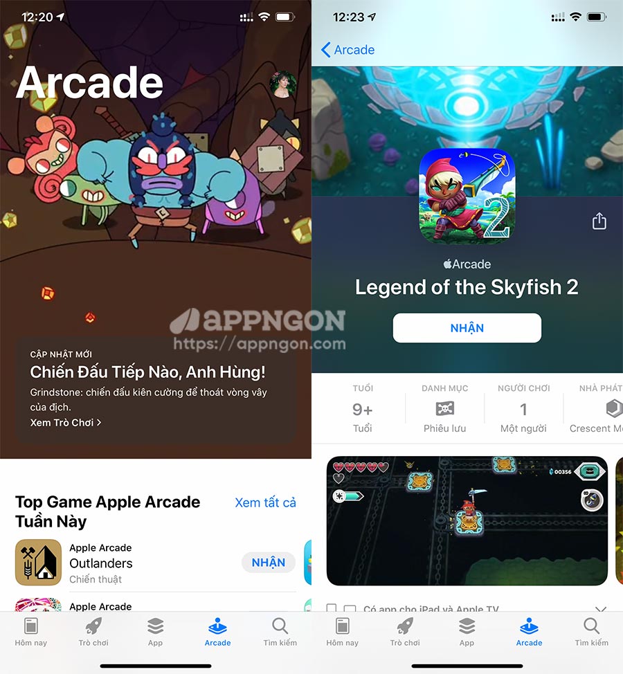 Chia sẻ tài khoản Apple Arcade miễn phí