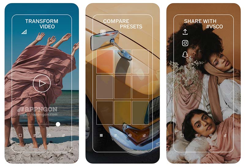 VSCO - Ứng dụng Camera tốt cho iPhone 11