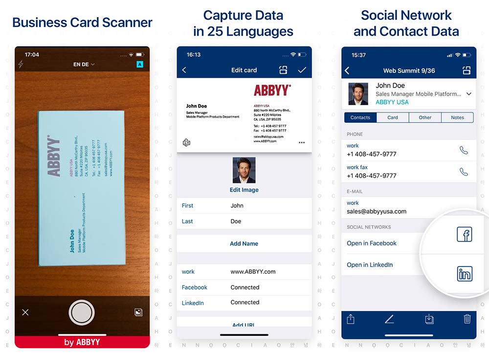 ABBYY Business Card Reader Pro