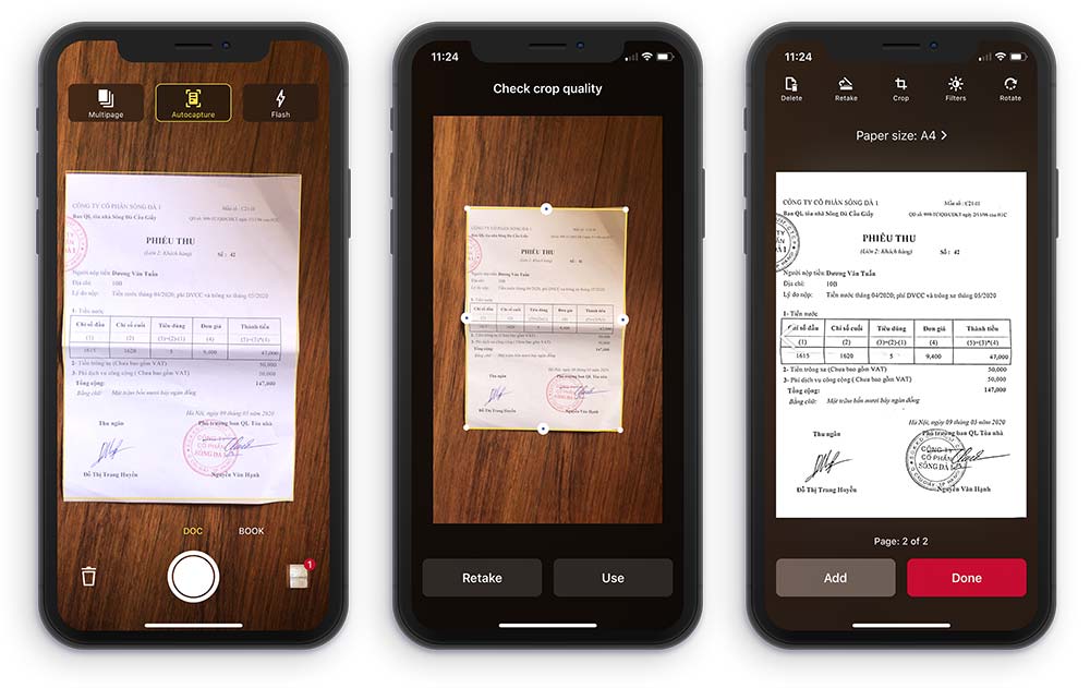 ABBYY FineScanner PRO cho iOS