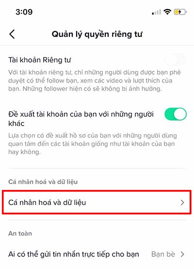 Cá nhân hóa và dữ liệu