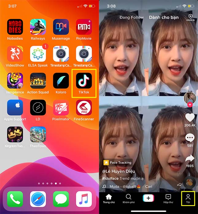 Xóa tài khoản TikTok vĩnh viễn