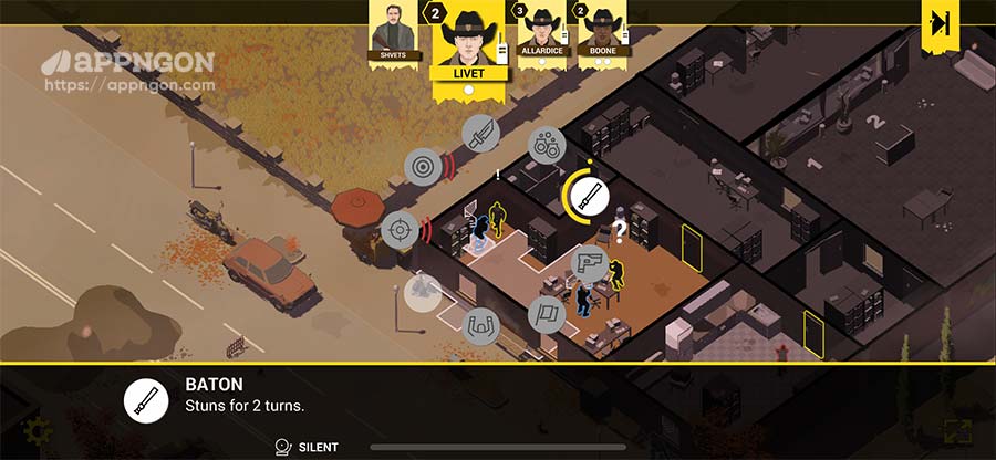 Rebel Cops cho iOS - Lén lút tiêu diệt tội phạm