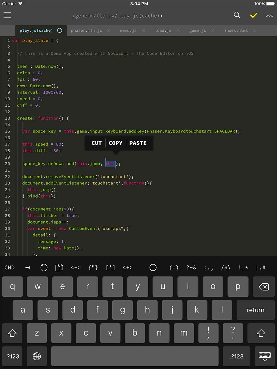 GoCoEdit - Code & Text Editor