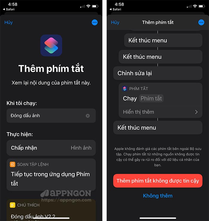 Phím tắt tạo dấu Shot on iPhone