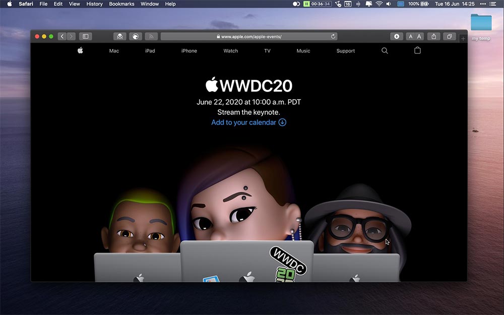 Xem KeyNote WWDC 2020 trên Mac, iPhone hoặc iPad