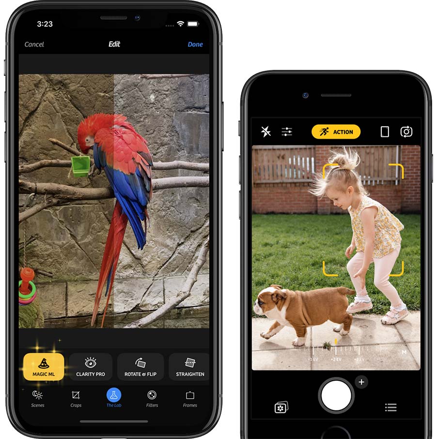 tính năng Magic ML để cải thiện hình ảnh trên Camera+ 2