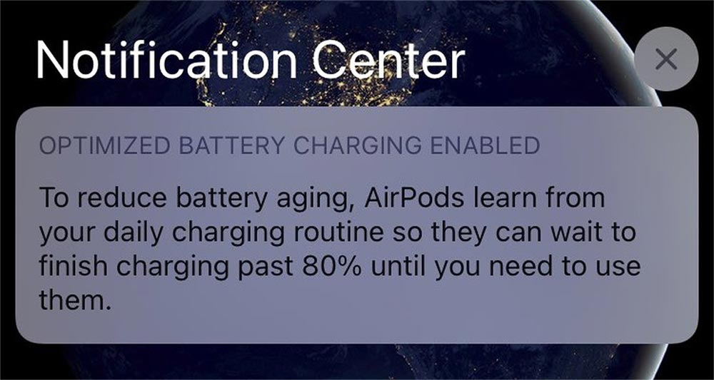 Tính năng sạc tối ưu hóa cho AirPods trong iOS 14