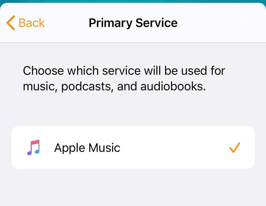Khả năng chọn ứng dụng mặc định trên HomePod