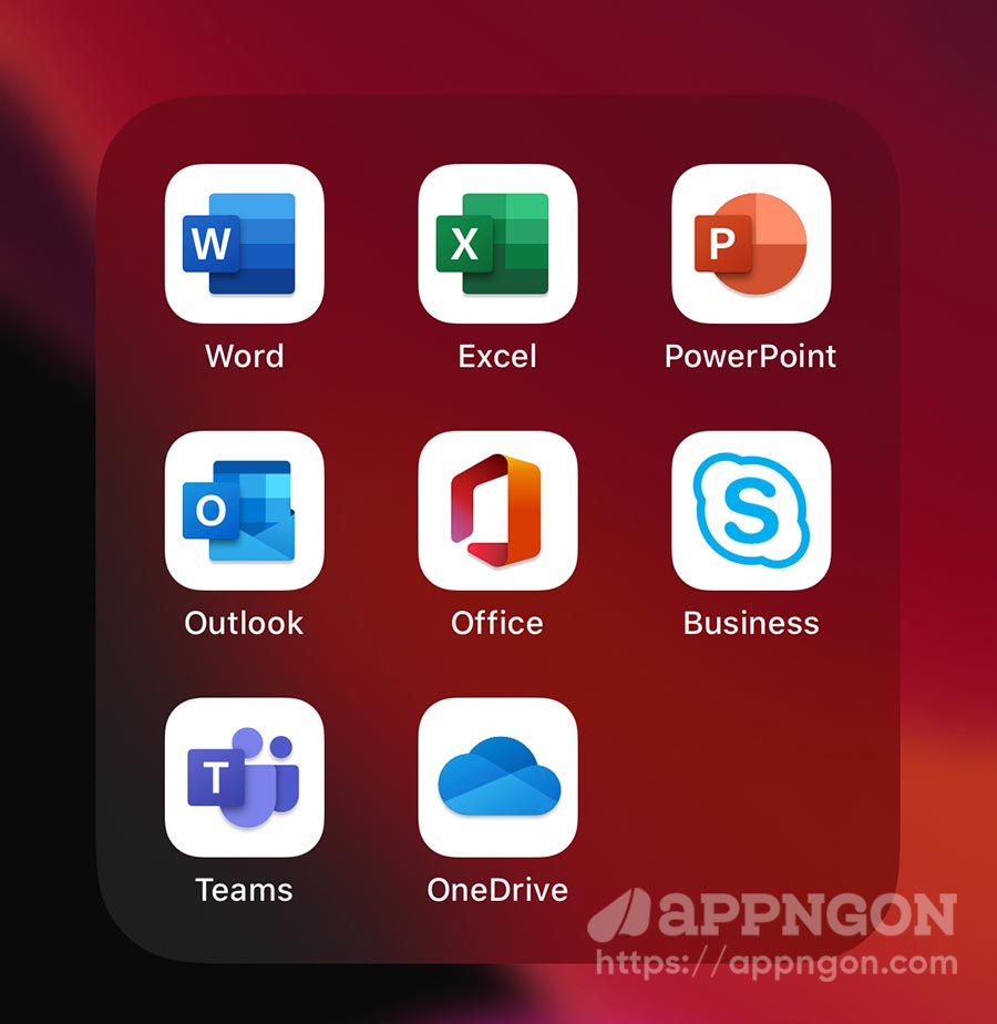 Tài khoản Office 365 cho iPhone, iPad