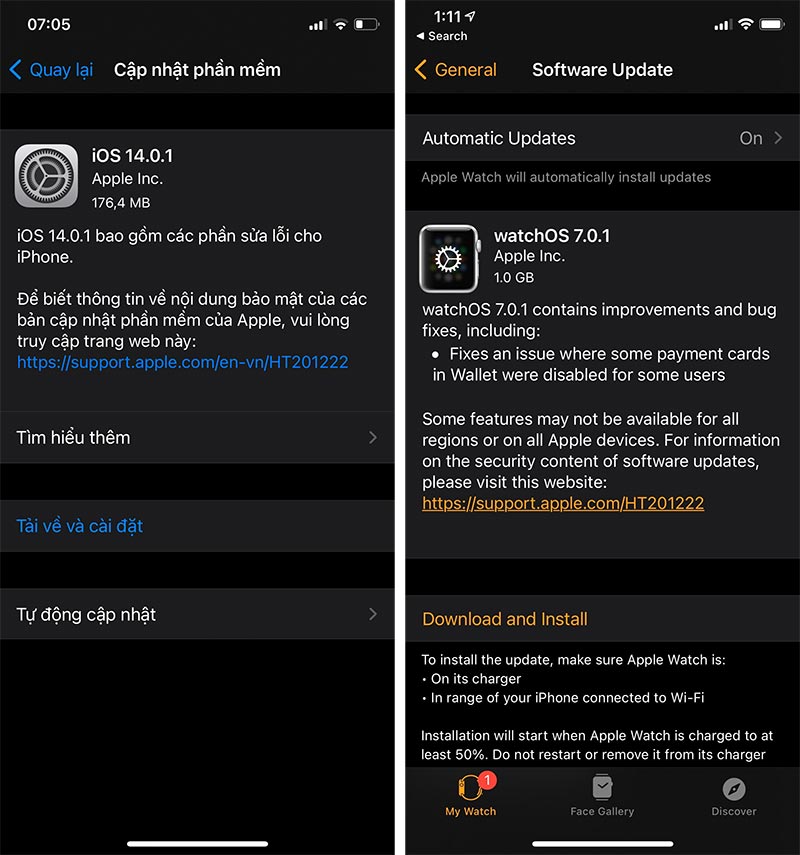 Apple phát hành iOS 14.0.1 chính thức