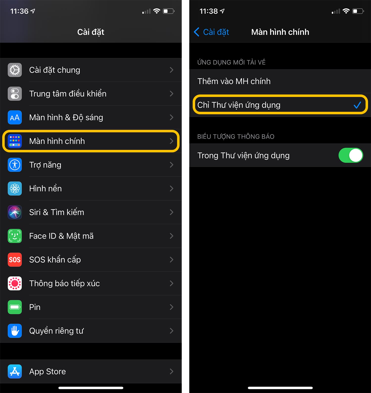 Cách tải ứng dụng mới vào Thư viện ứng dụng trên iOS 14