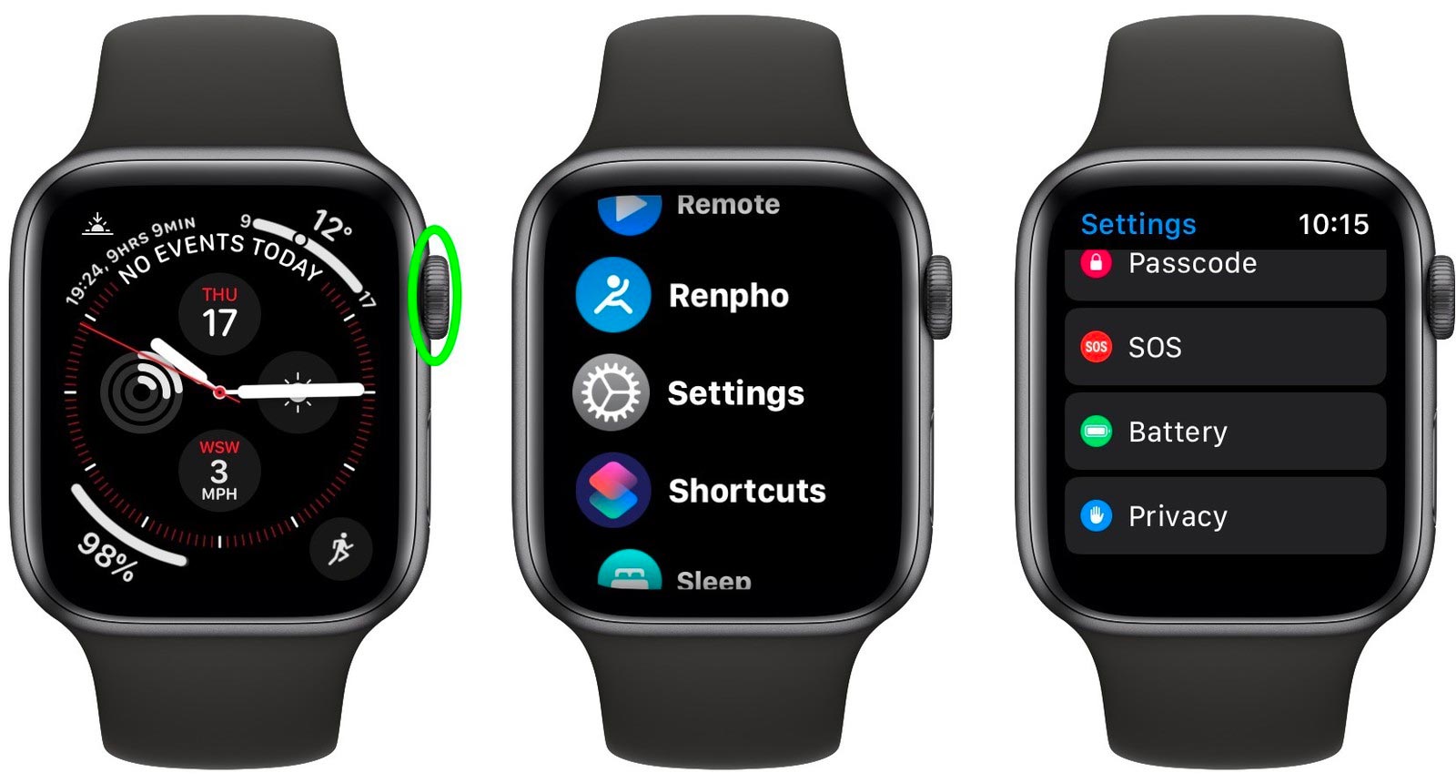 Sạc pin tối ưu hóa trên Apple Watch