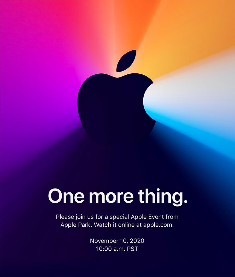 Apple công bố sự kiện tháng 11: One More Thing