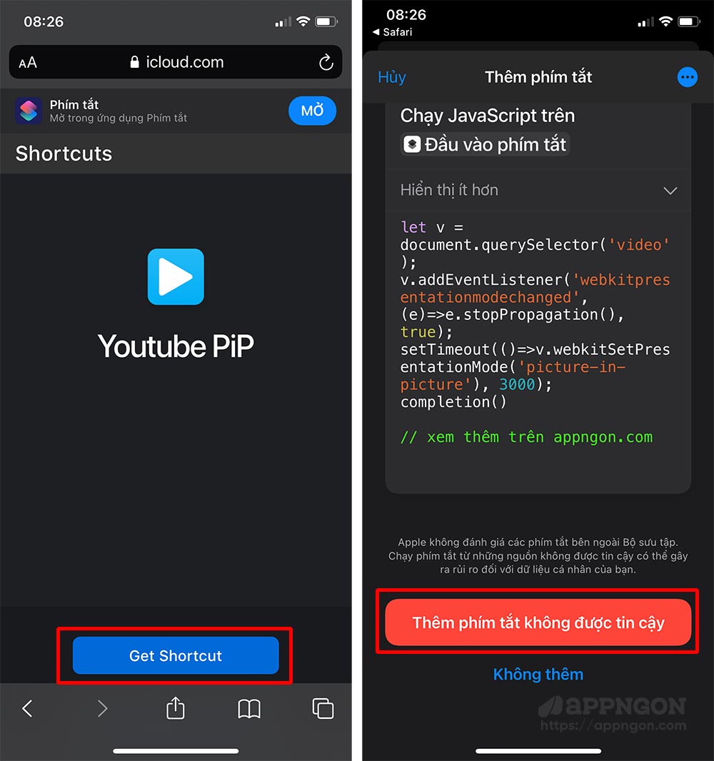 Tải Shorut Youtube PiP