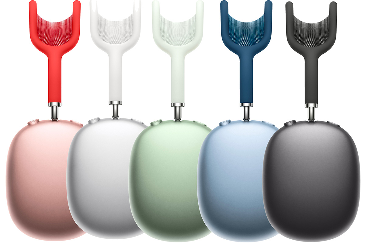 AirPods Max có 5 tùy chọn màu sắc