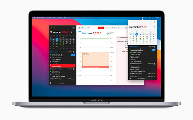 Fantastical ứng dụng Mac của năm