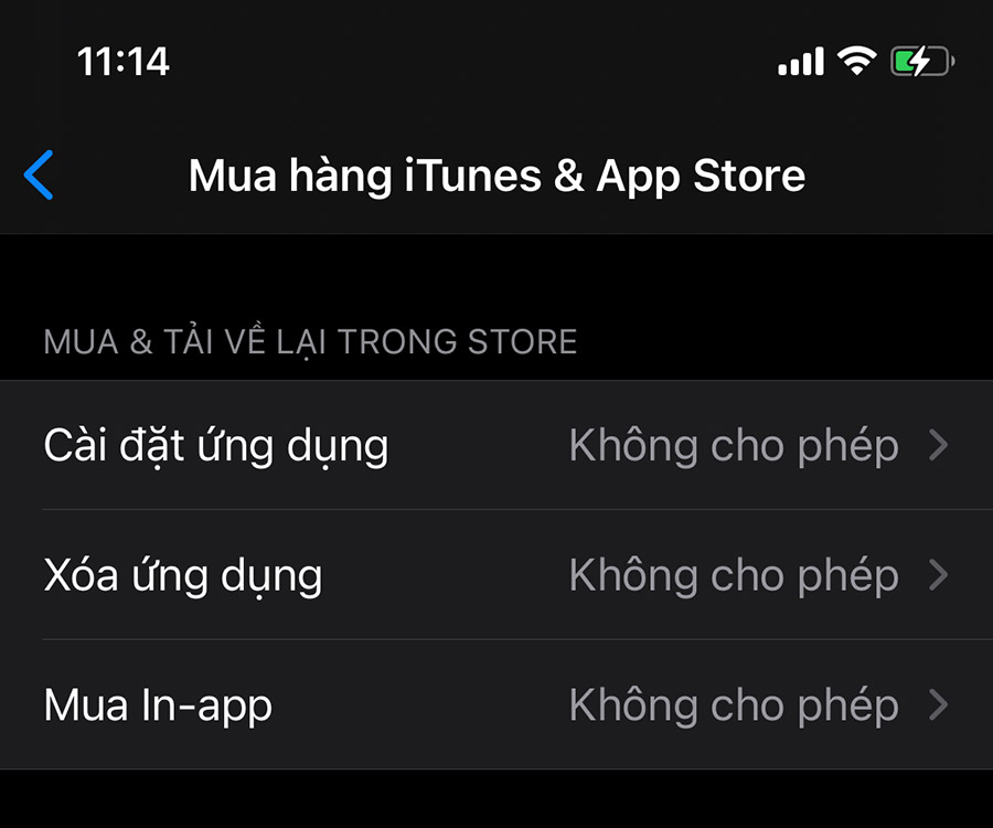 Chặn xoá app và chặn tải ứng dụng App Store