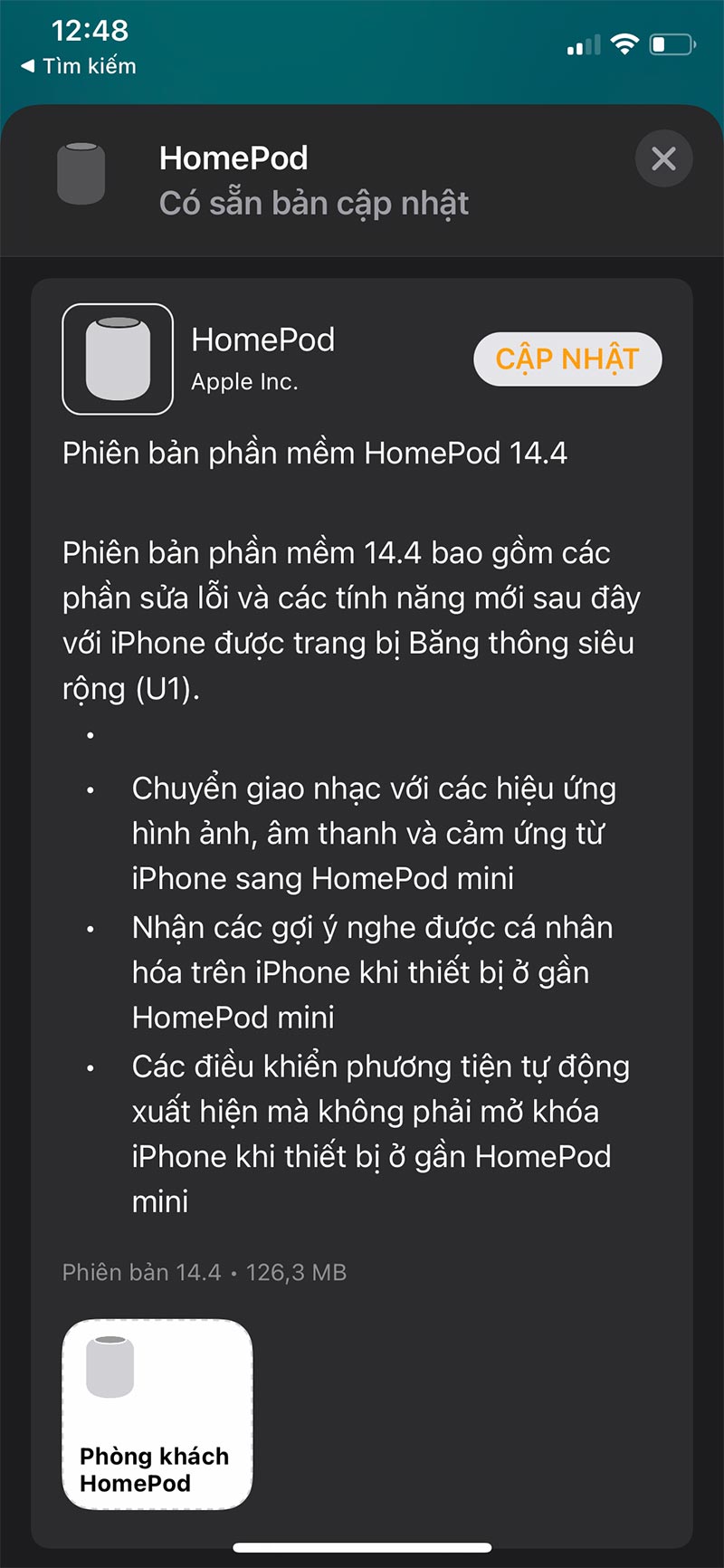 Apple phát hành phần mềm 14.4 cho HomePod, HomePod mini