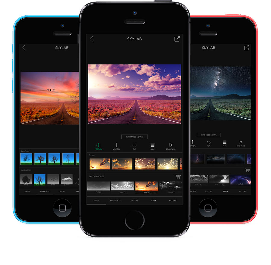 SkyLab Photo Editor - Ứng dụng thay thế bầu trời cho iOS