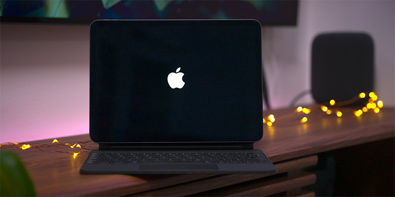 Màn hình khởi động ngang iPad