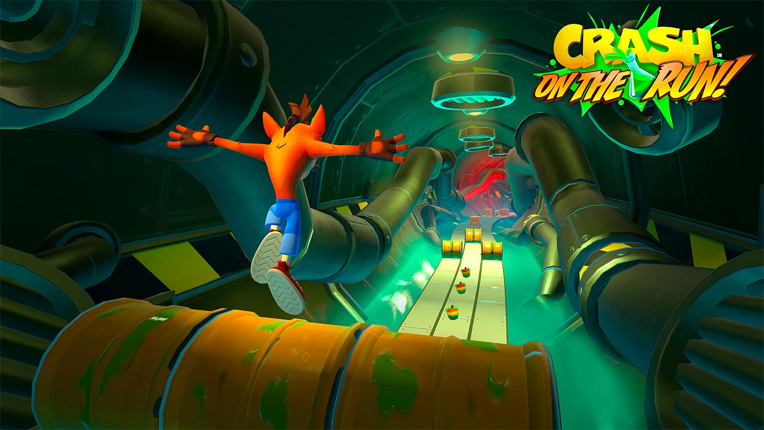 Crash Bandicoot: On the Run!‪