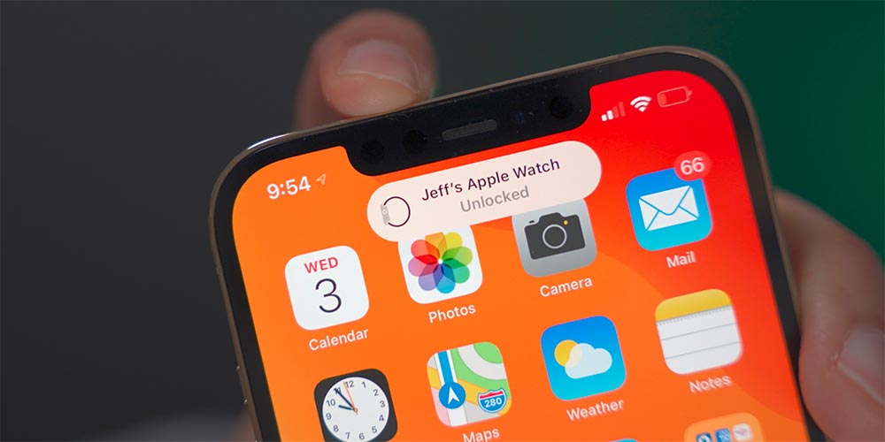 Thông báo mở khóa Apple Watch
