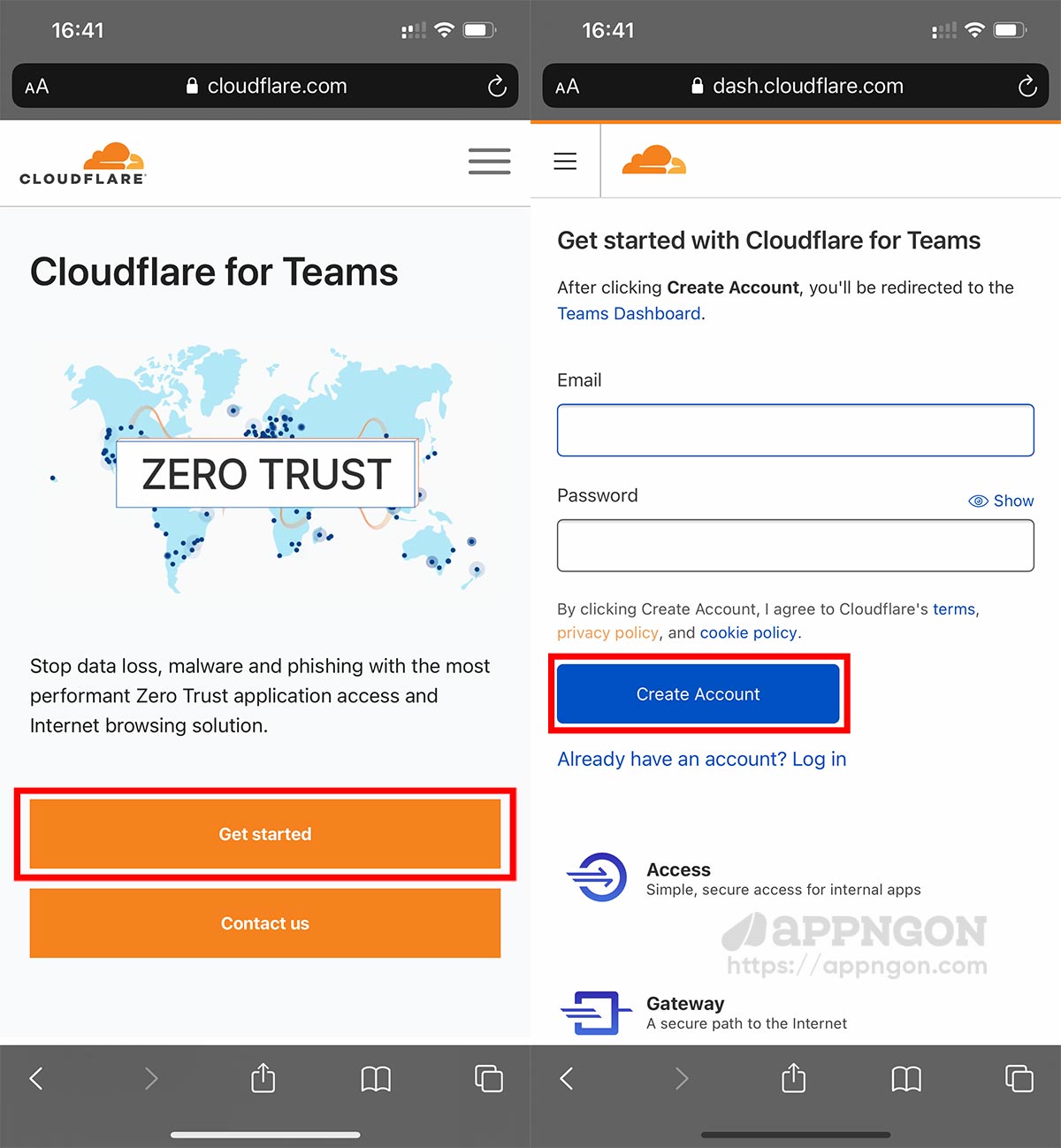Cách tạo Cloudflare for Teams sử dụng 1.1.1.1